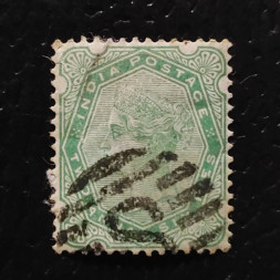 Sello India, SG104 (Mi. 43b), Usado #