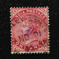 Známka Indie, SG115 (Mi. 52)# Známka Indie, SG115 (Mi. 52)#