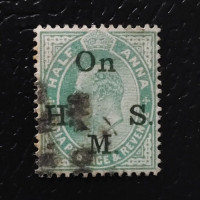 Známka Indie, SGO66 (Mi. D44)# Známka Indie, SGO66 (Mi. D44)#