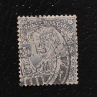 Známka Indie, SG152 (Mi. 42)(*), 4P Známka Indie, SG152 (Mi. 42)(*), 4P