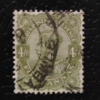 Známka Indie, SG211 (Mi. 114)#, 1Sh Známka Indie, SG211 (Mi. 114)#, 1Sh