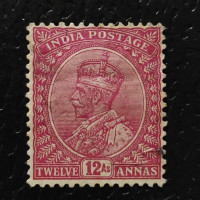 Známka Indie, SG183 (Mi. 85)#, 10Sh Známka Indie, SG183 (Mi. 85)#, 10Sh