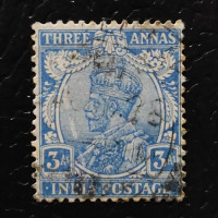 Známka Indie, SG208 (Mi. 104a)#, 6P Známka Indie, SG208 (Mi. 104a)#, 6P