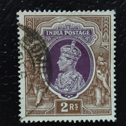 Známka Indie, SG260 (Mi. 159)#, 2´6Sh´P Známka Indie, SG260 (Mi. 159)#, 2´6Sh´P