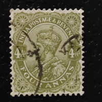 Známka Indie, SG211 (Mi. 114)#, 1Sh Známka Indie, SG211 (Mi. 114)#, 1Sh