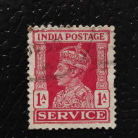 Známka Indie, SGO144 (Mi. D106)# Známka Indie, SGO144 (Mi. D106)#