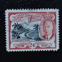 Sello San Cristóbal y Nieves, SG101 (Mi. 107), Usado #, 24 c