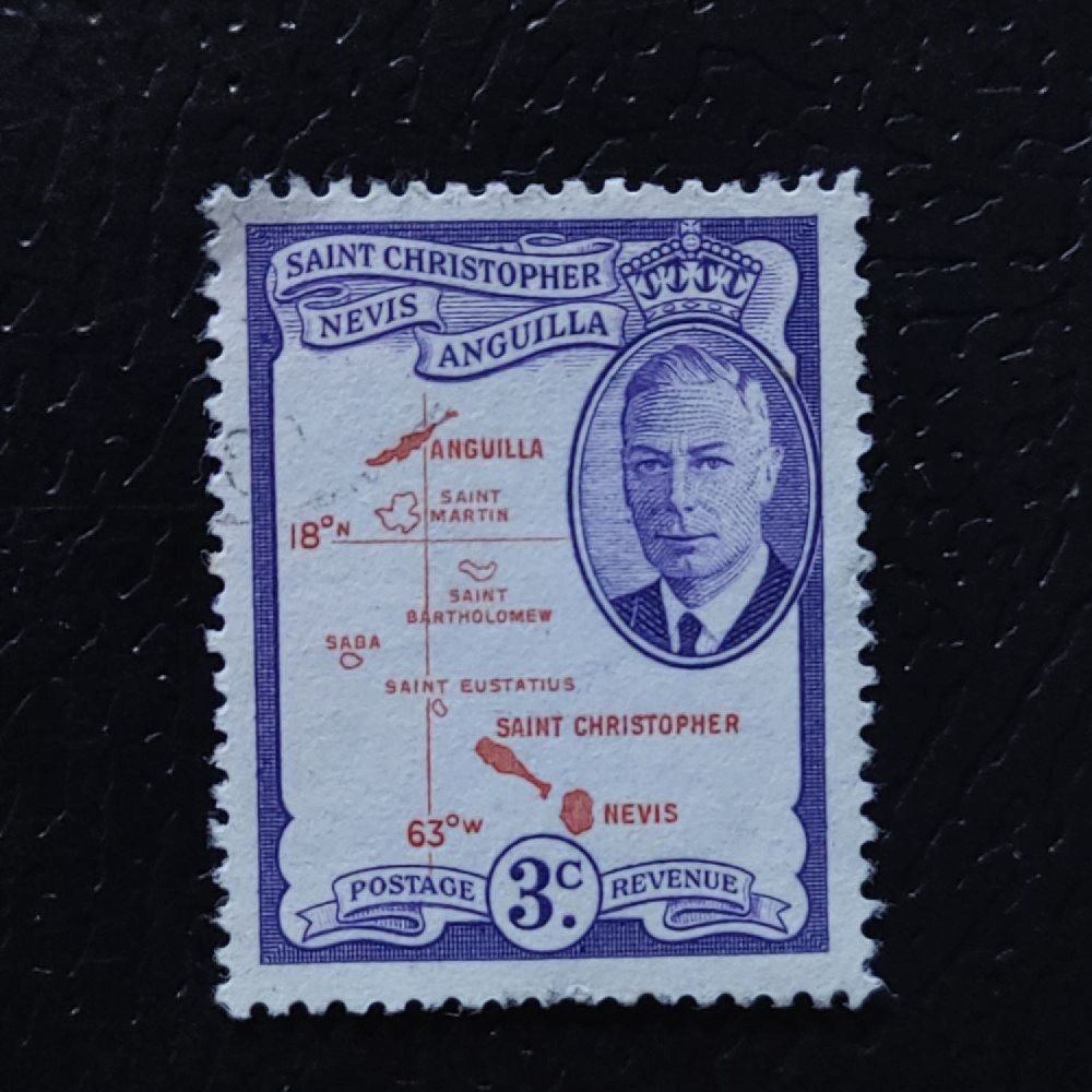Stamp St. Kitts and Nevis, SG96 (Mi. 102), Used #, 3 c