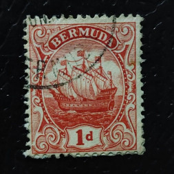 Briefmarke Bermuda, SG46 (Mi. 36a)#, 1 d