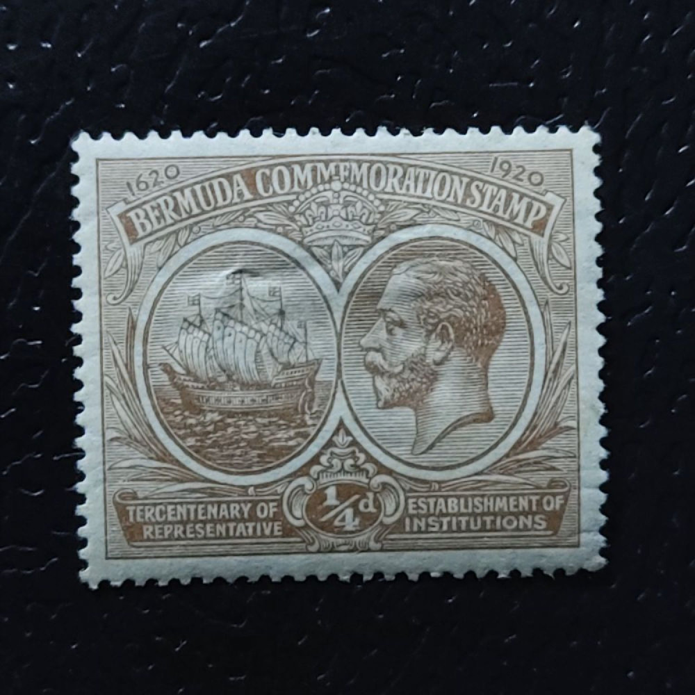 Známka Bermudy, SG59 (Mi. 51)**, 1/4 d