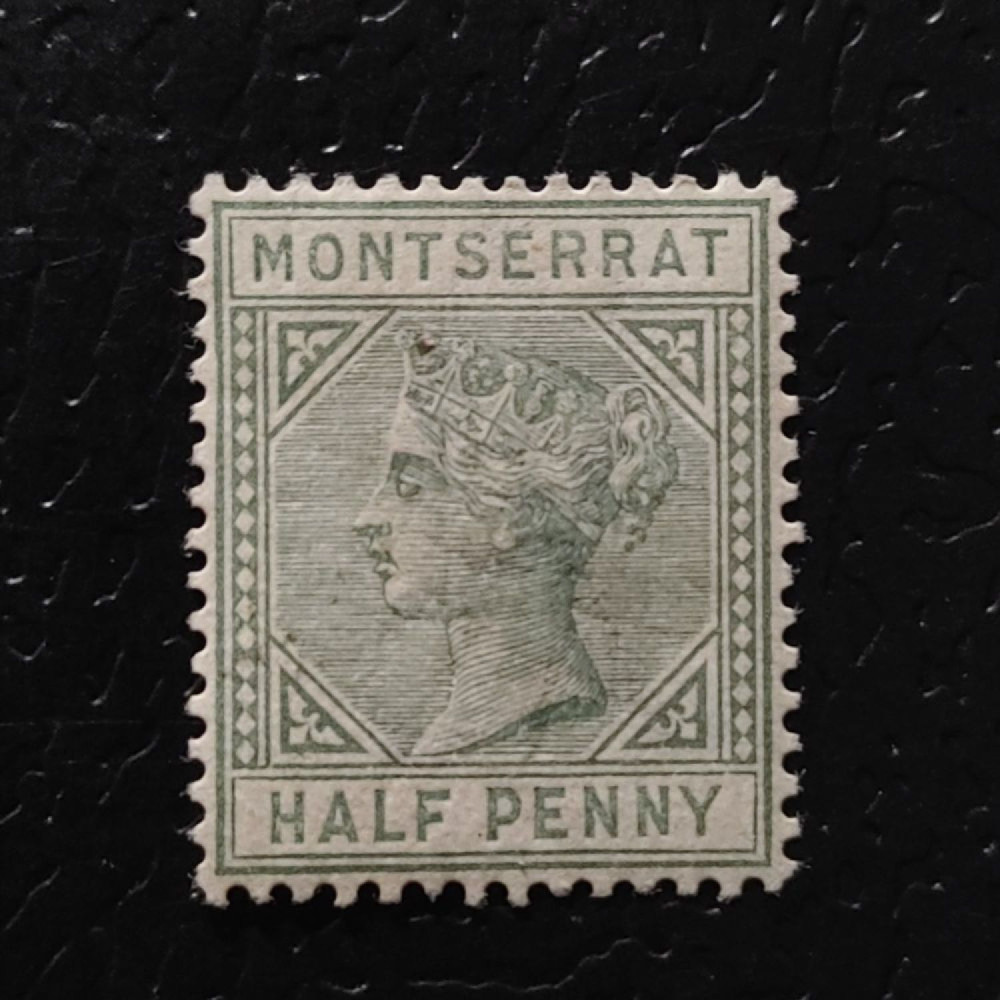 Sello Montserrat, SG7 (Mi. 5A), 0 d