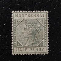 Sello Montserrat, SG7 (Mi. 5A), 0 d