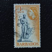 Sello Barbados, SG292 (Mi. 206), Usado #, 4 c