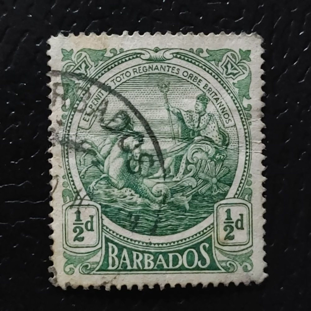 Stamp Barbados, SG219 (Mi. 123), Used #, 1/2 d