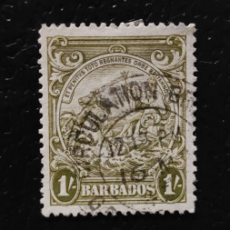 Sello Barbados, SG255 (Mi. 167Aa), Usado #, 1 s