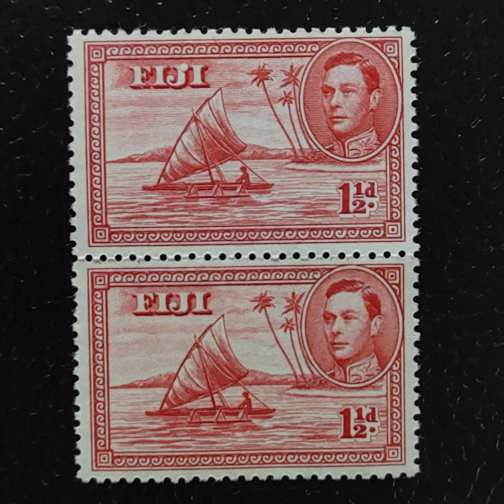 Pareja Fiyi, SG252c (Scott 132a), MNH, 1 d