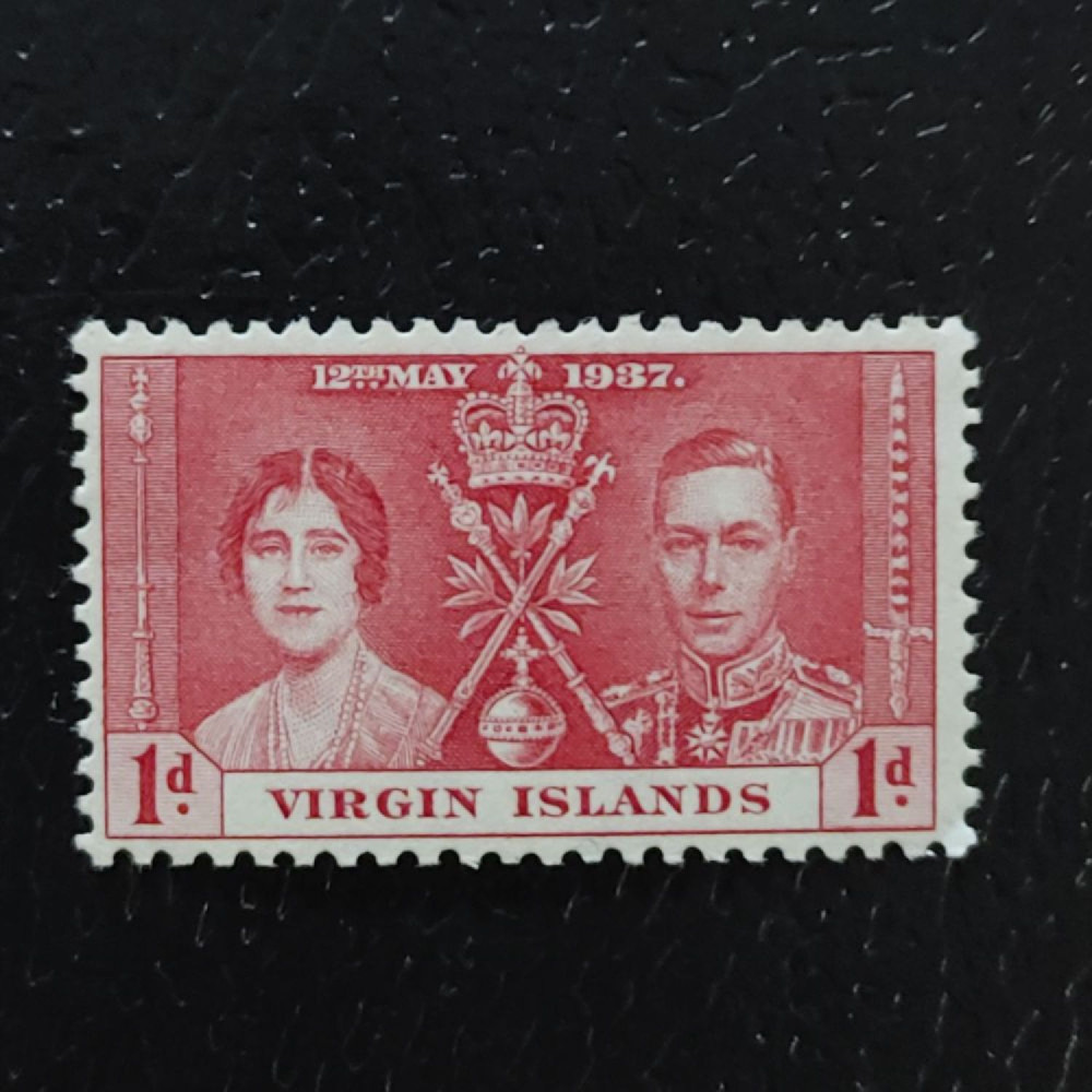 Sello Islas Vírgenes Británicas, SG107 (Mi. 69), MNH, 1 d