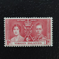 Sello Islas Vírgenes Británicas, SG107 (Mi. 69), MNH, 1 d