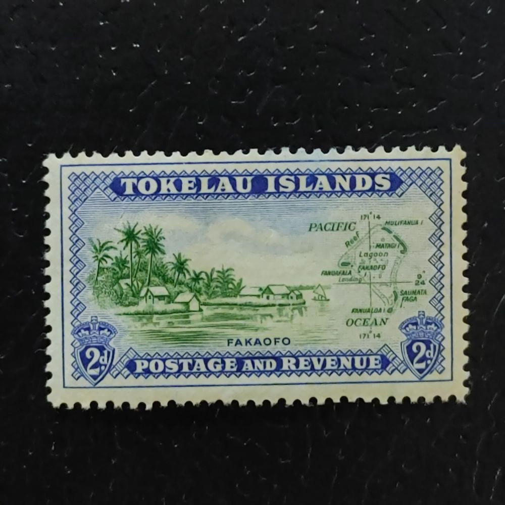 Sello Tokelau, SG3 (Mi. 3), MNH, 2 d