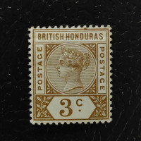Známka Britský Honduras, SG53 (Mi. 33)*, 3 c