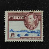 Stamp St. Vincent, SG150 (Mi. 120), Used #, 1 d Stamp St. Vincent, SG150 (Mi. 120), Used #, 1 d
