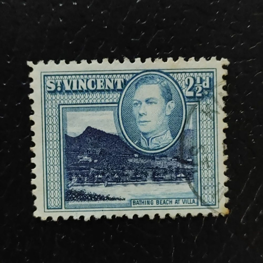 Stamp St. Vincent, SG153 (Mi. 123), Used #, 2 d Stamp St. Vincent, SG153 (Mi. 123), Used #, 2 d