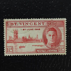 Známka Svatý Vincenc, SG160 (Mi. 134)#, 1 d