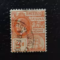 Selo Guiana Britânica, SG273 (Mi. 141), Usado #, 2 c