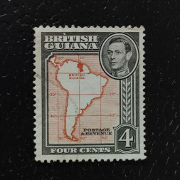 Sello Guayana Británica, SG310 (Mi. 178A), Usado #, 4 c