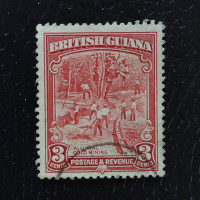Známka Britská Guyana, SG290 (Mi. 158A)#, 3 c Známka Britská Guyana, SG290 (Mi. 158A)#, 3 c