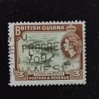 Selo Guiana Britânica, SG333 (Mi. 201), Usado #, 3 c