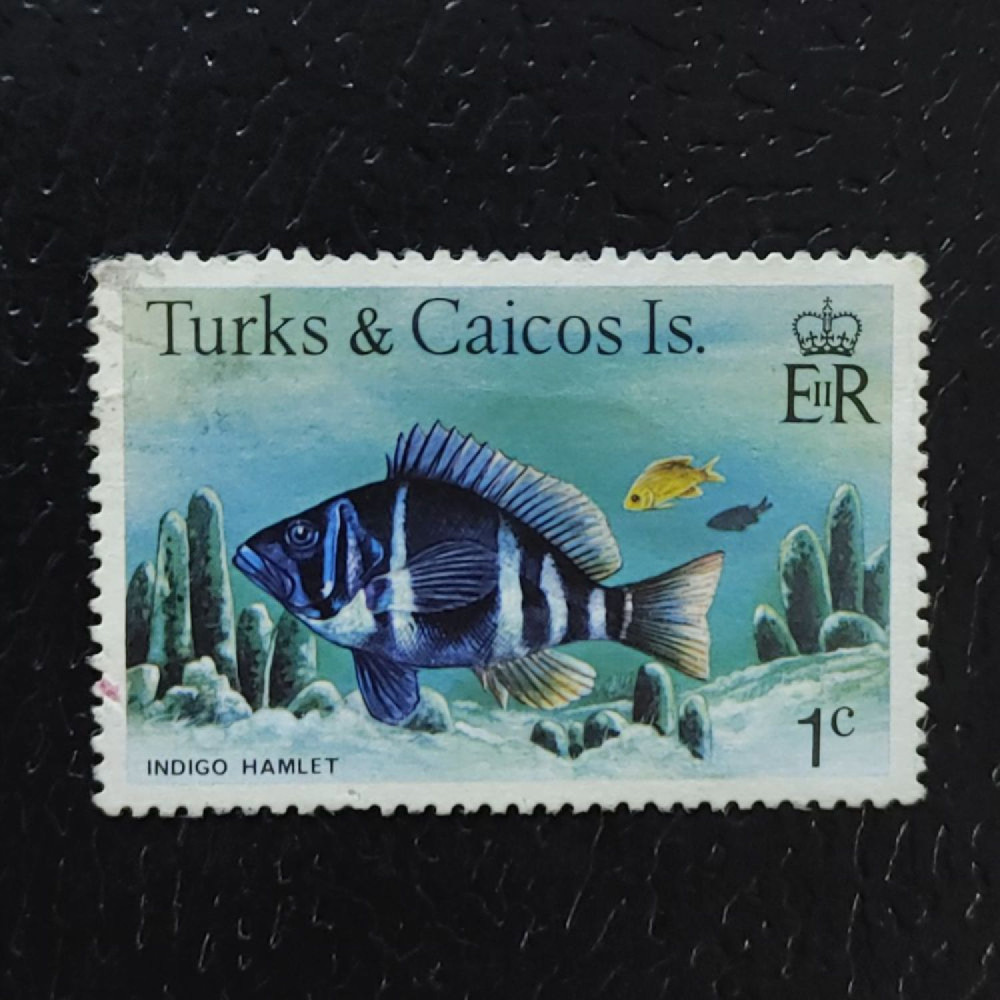Briefmarke Turks- und Caicosinseln, SG514A (Mi. 405I)#, 1 ¢ Briefmarke Turks- und Caicosinseln, SG514A (Mi. 405I)#, 1 ¢