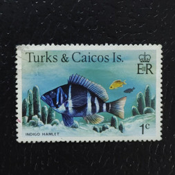 Sello Islas Turcas y Caicos, SG514A (Mi. 405I), Usado #, 1 ¢