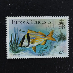 Známka Turks a Caicos, SG517A (Mi. 408I)#, 4 ¢