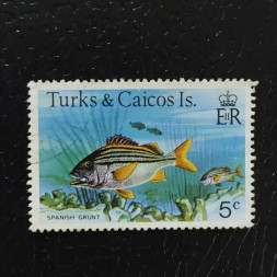 Sello Islas Turcas y Caicos, SG518A (Mi. 409I), Usado #, 5 ¢