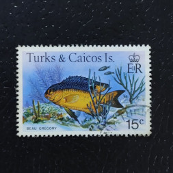 Sello Islas Turcas y Caicos, SG522A (Mi. 413I), Usado #, 15 ¢