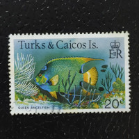Stamp Turks and Caicos, SG523A (Mi. 414I), Used #, 20 ¢ Stamp Turks and Caicos, SG523A (Mi. 414I), Used #, 20 ¢