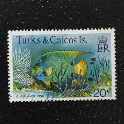 Sello Islas Turcas y Caicos, SG523A (Mi. 414I), Usado #, 20 ¢