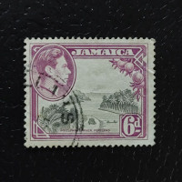 Známka Jamajka, SG128 (Mi. 129A)#, 10Sh Známka Jamajka, SG128 (Mi. 129A)#, 10Sh