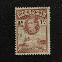 Známka Gold Coast, SG121 (Mi. 106A)#, 1 d Známka Gold Coast, SG121 (Mi. 106A)#, 1 d