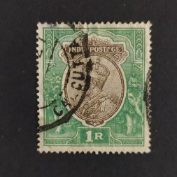 Známka Indie, SG185 (Mi. 86a)#, 1£ Známka Indie, SG185 (Mi. 86a)#, 1£