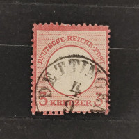 Známka Německo, Reich, Mi.9#, 3Kr. Známka Německo, Reich, Mi.9#, 3Kr.