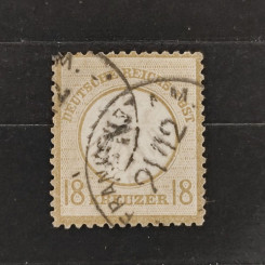 Známka Německo, Reich, Mi.11#, 18Kr. Známka Německo, Reich, Mi.11#, 18Kr.