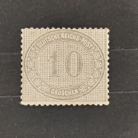 Známka Německo, Reich, Mi.12(*), 10Gr.
