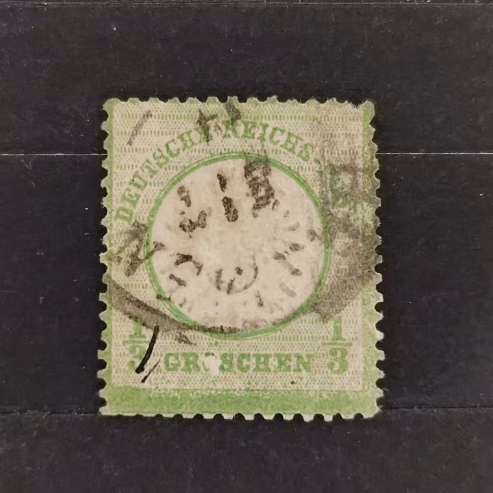 Selo Alemanha, Reich, Mi.17, Usado #, ⅓Gr.