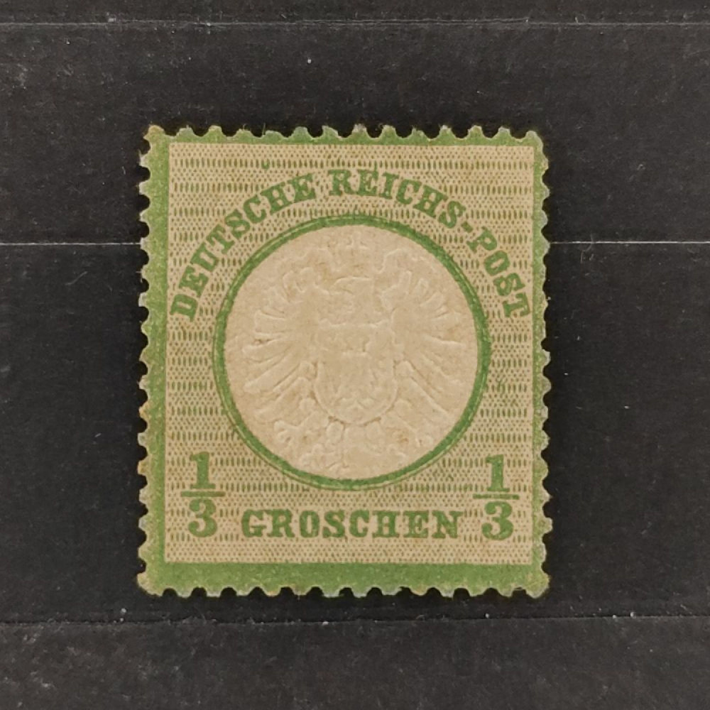 Známka Německo, Reich, Mi.17*, ⅓Gr. Známka Německo, Reich, Mi.17*, ⅓Gr.