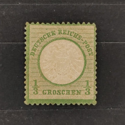 Známka Německo, Reich, Mi.17*, ⅓Gr.