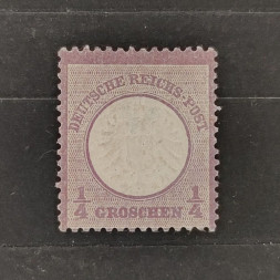 Známka Německo, Reich, Mi.16(*), ¼Gr.