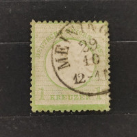 Známka Německo, Reich, Mi.23#, 1Kr. Známka Německo, Reich, Mi.23#, 1Kr.