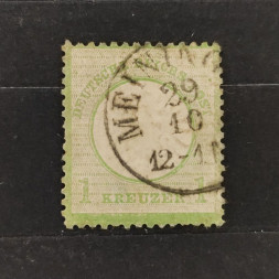 Známka Německo, Reich, Mi.23#, 1Kr. Známka Německo, Reich, Mi.23#, 1Kr.